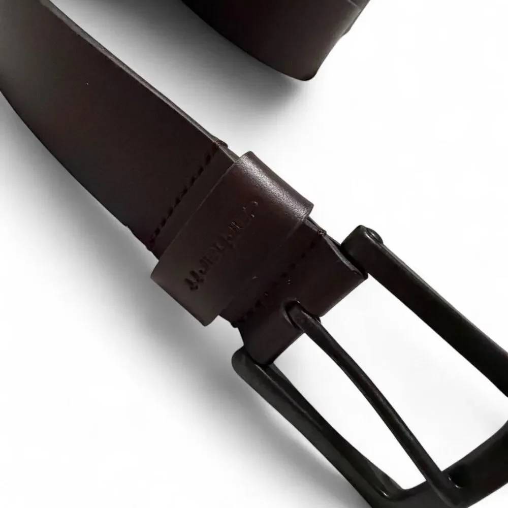 Carhartt brown leather belt size 38